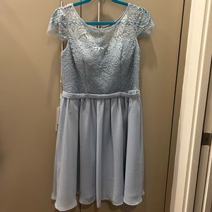 JJ House dusty blue dress